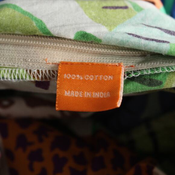 Oliphant Bubble Skirt MIni Dress Kruger Blue Green Puff Sleeves Size XL - Picture 12 of 12